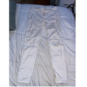 Abercrombie & Fitch white high waist stretch jeans